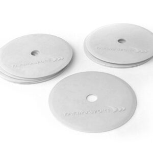 Training markers (marking mats) - 10 white in a set Yakimasport
