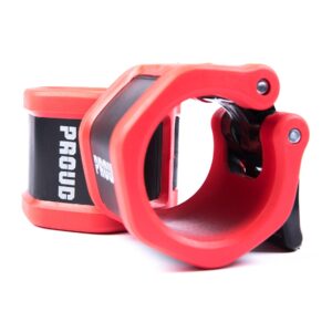 Fasteners for 50mm weight bar TPR COLLARS PROUD : Red