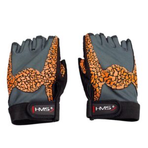 RST03 L SIZE LADY FITNESS GLOVES HMS (orange - gray)