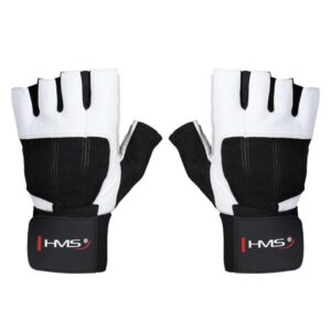 RST04 SIZE XL FITNESS GLOVES HMS (WHITE-BLACK)