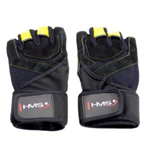 RST01 S SIZE MEN'S FITNESS GLOVES HMS (black - yellow)
