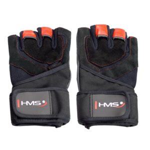 RST01 M SIZE M MEN'S FITNESS GLOVES HMS (black - red)