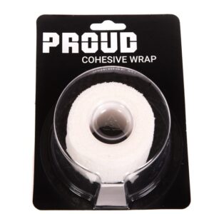Training armbands COHESIVE WRAP PROUD : White - 25mm